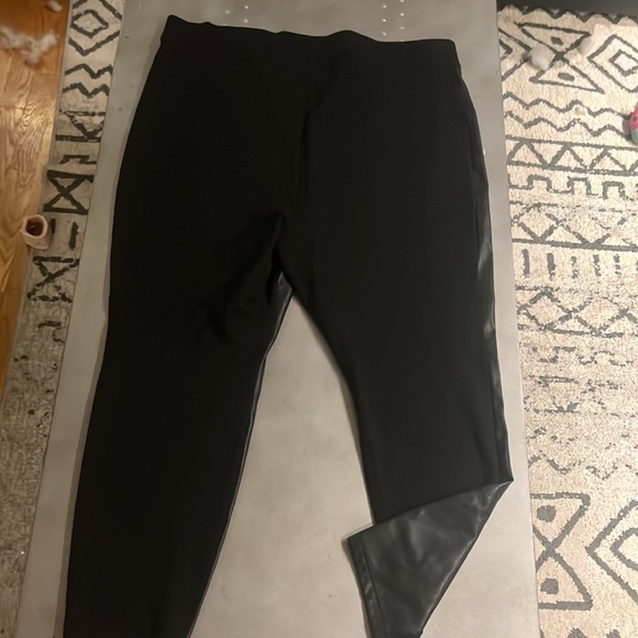 Joe  Fresh Plus Faux Leather Leggings - Picture 2 of 7